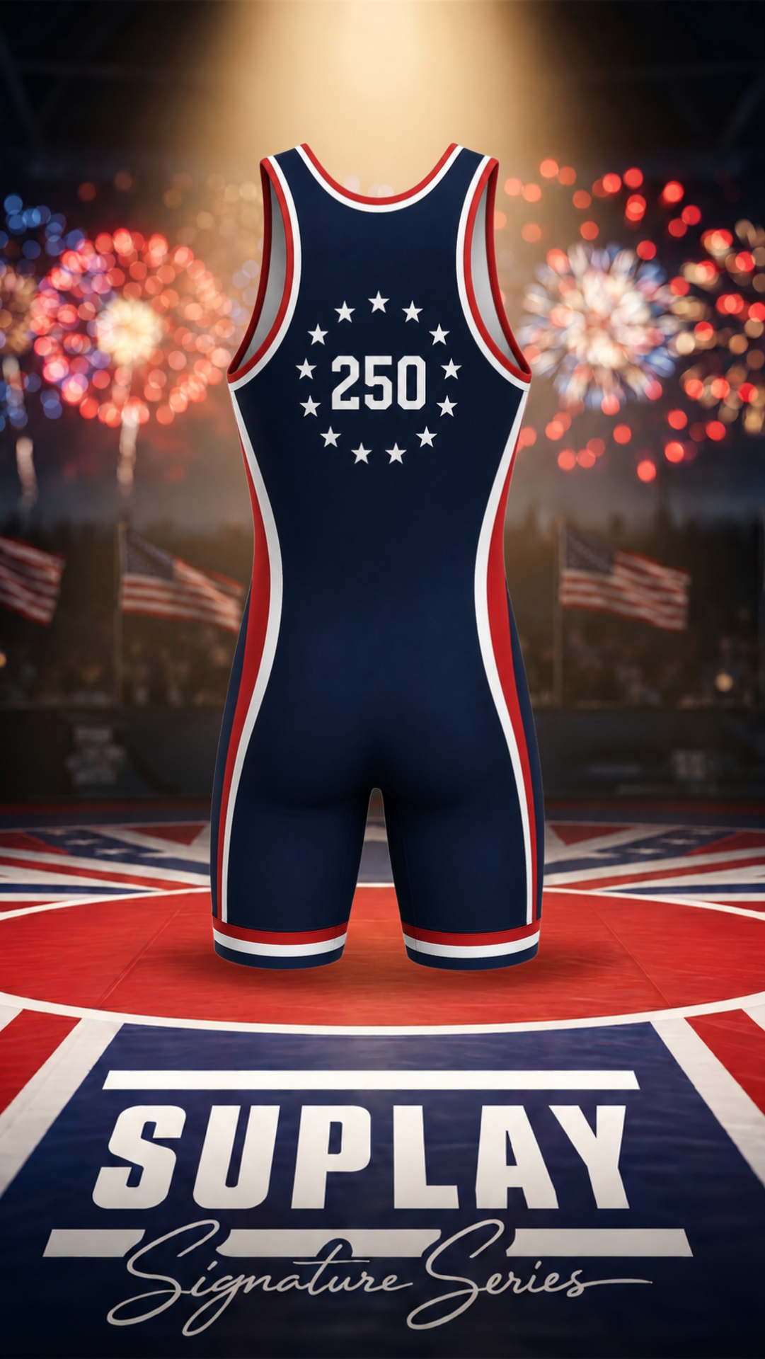 America 250 Wrestling Singlet — Suplay Signature Series | Limited Edition of 250
