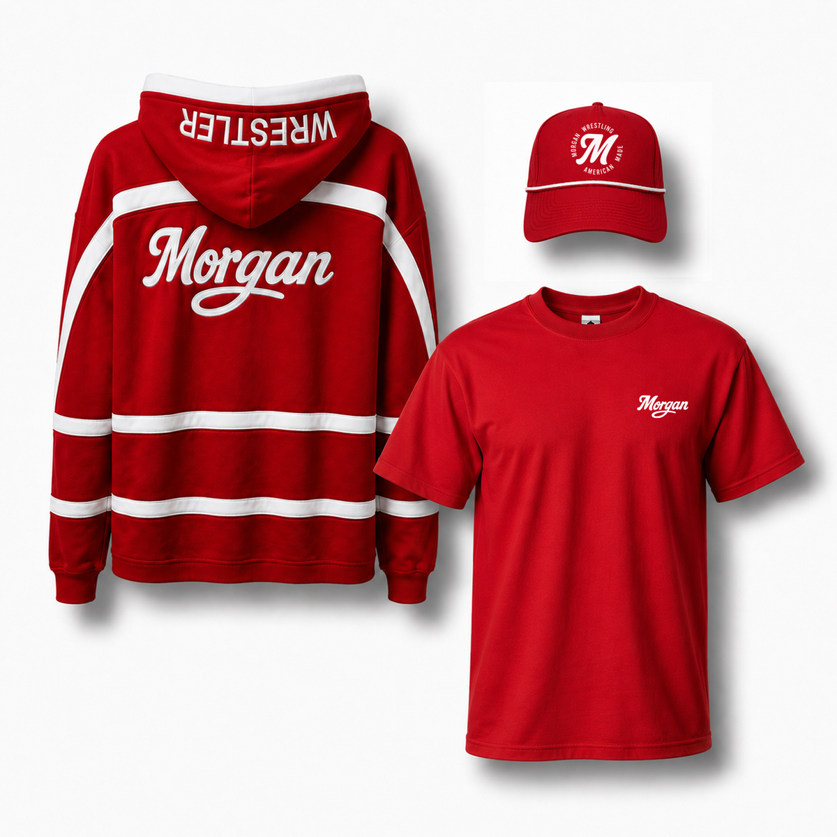 Morgan Off The Mat Bundle — Headgear Hoodie, Tee, Reversal Hat - Suplay.com
