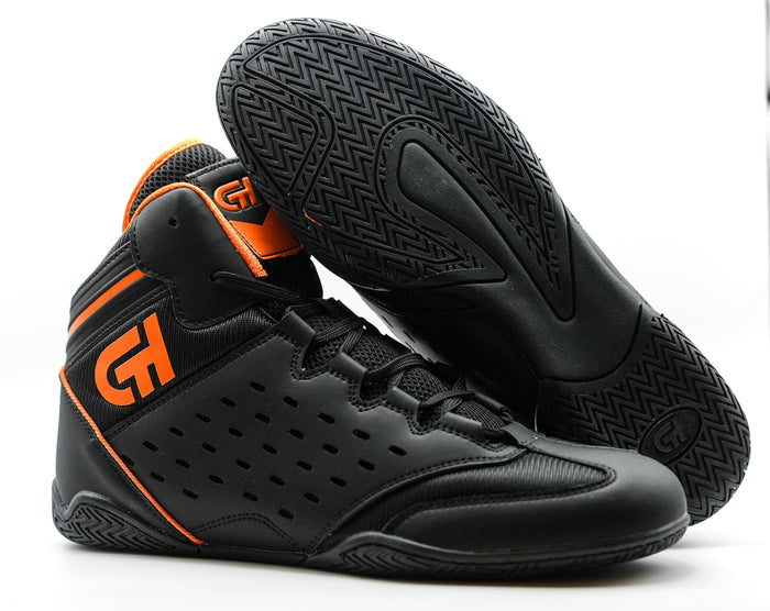 Revival Wrestling Shoe Black/Orange
