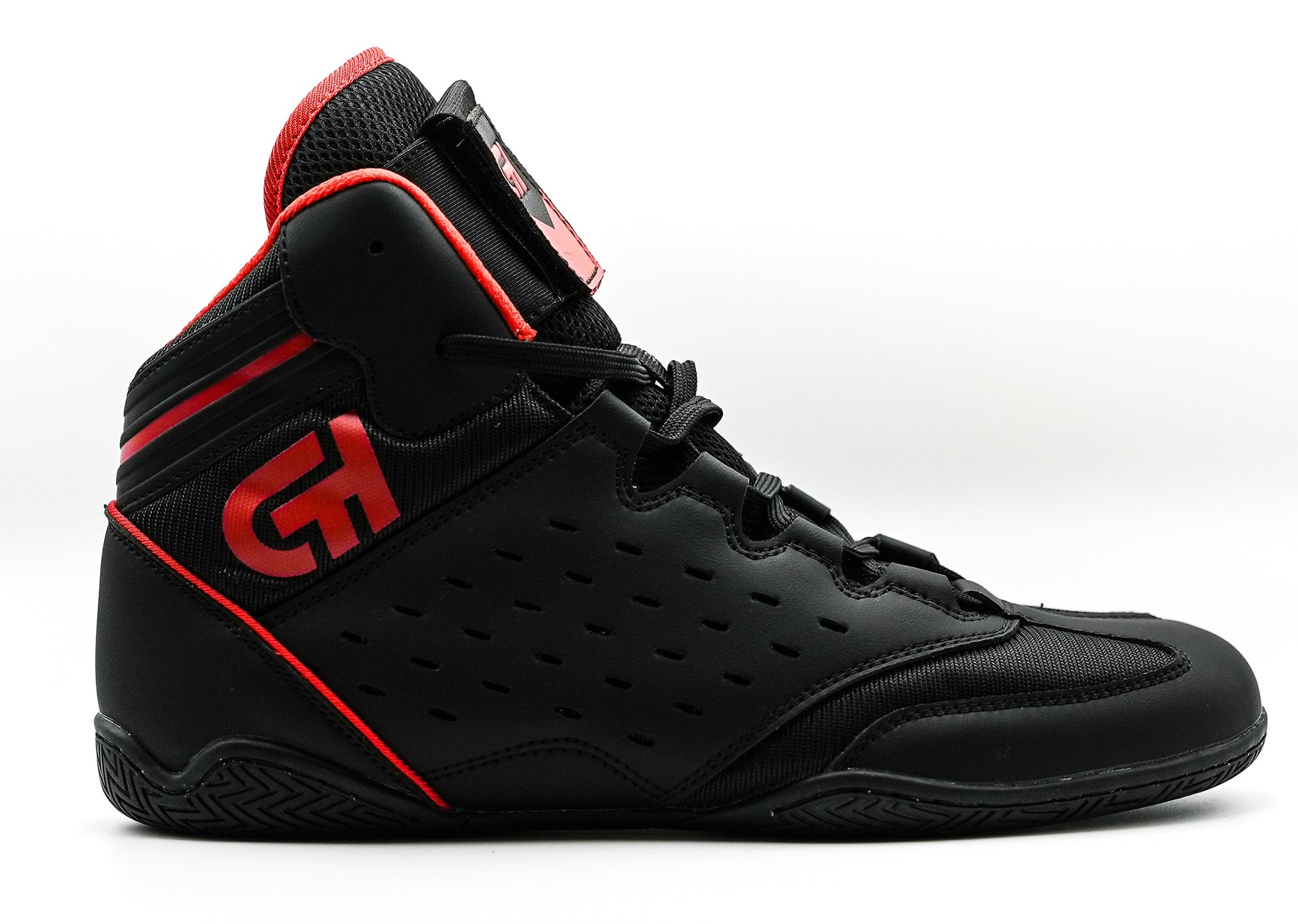 Revival Wrestling Shoe Black/Red - Suplay.com