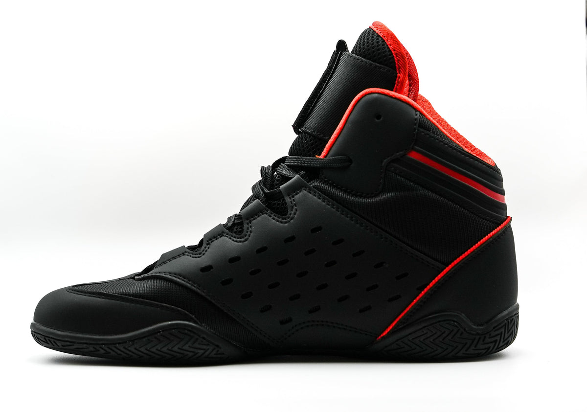 Revival Wrestling Shoe Black/Red - Suplay.com