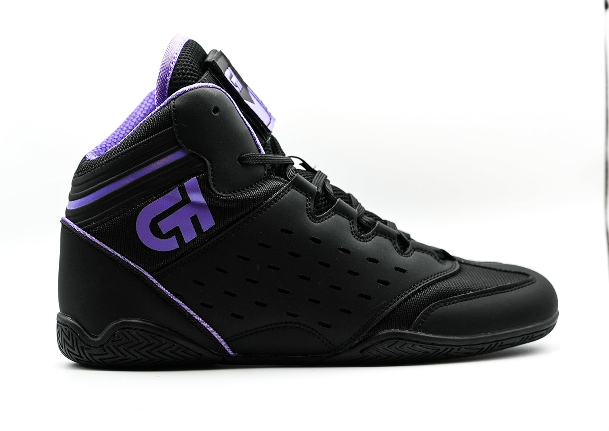 Revival Wrestling Shoe Black/Purple - Suplay.com