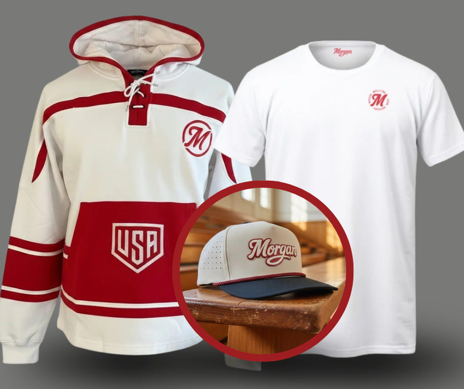 Morgan Off The Mat Bundle — Headgear Hoodie, Tee, Reversal Hat