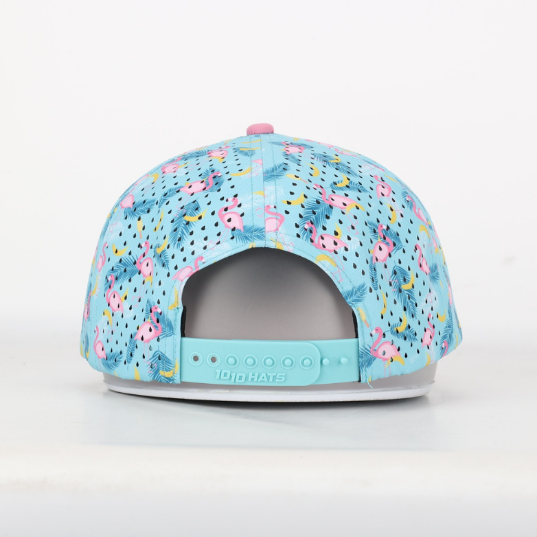 5‑Panel Hat performance hat with Leather Patch - Suplay.com