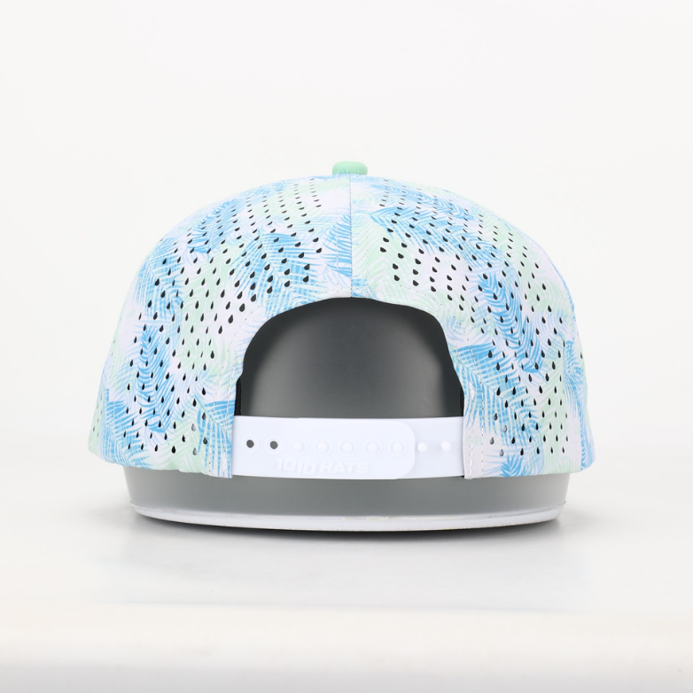 5‑Panel Hat performance hat with Leather Patch - Suplay.com