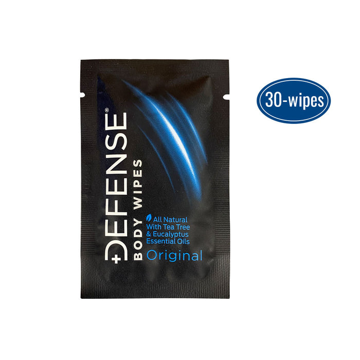 Defense Body Wipes Packets 30