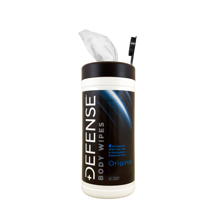 Defense Body Wipes Canister 40 Count