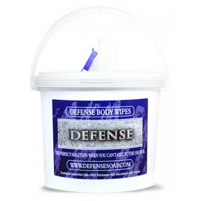 Defense Body Wipes Tub 400 Count